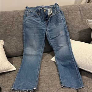 J. Crew 9" bootcut crop Jeans